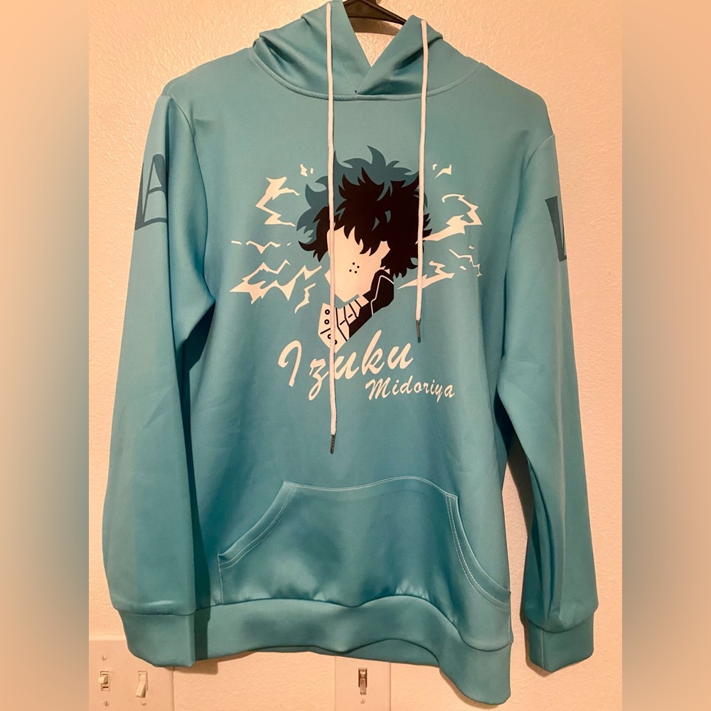 My hero Academia Izuku Midoriya Hoodie Size Medium